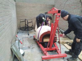 Aanleg achtertuin cortenstaal / buitenkeuken / schutting Fransebaan Eindhoven