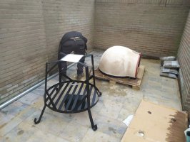 Aanleg achtertuin cortenstaal / buitenkeuken / schutting Fransebaan Eindhoven