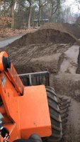 Grondwerk te Sterksel machinaal