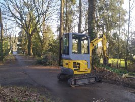 Hekwerk montage met aanplanten