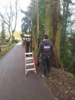 Hekwerk montage met aanplanten