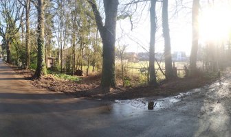 Hekwerk montage met aanplanten