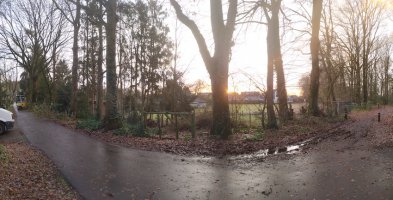 Hekwerk montage met aanplanten