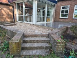 Aanleg achtertuin / bestrating Borkel en Schaft