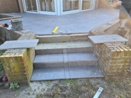 Aanleg achtertuin / bestrating Borkel en Schaft