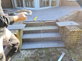 Aanleg achtertuin / bestrating Borkel en Schaft