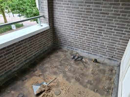 Houtwerk balkon vlonder Aalst