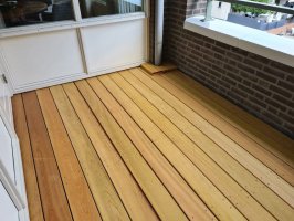 Houtwerk balkon vlonder Aalst