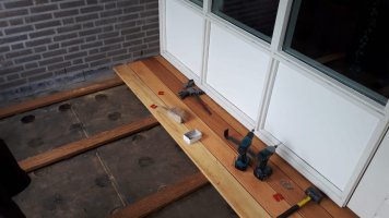 Houtwerk balkon vlonder Aalst