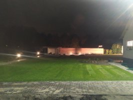 Aanplant / gazon / leibomen met leirekken Luyksgestel