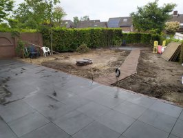 Aanleg achtertuin Hulsel