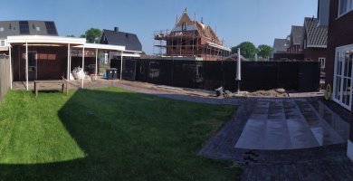 Keramische tegels icm gebakken klinkers Dommelen