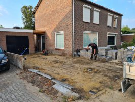 Aanleg voor en achtertuin Westerhoven