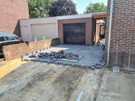 Aanleg voor en achtertuin Westerhoven