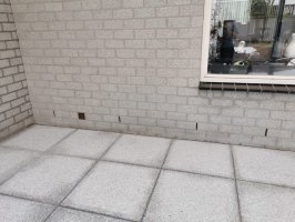 Aanleg natuursteen tegels / gazon Helmond